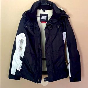 Oakley Black and White Ski Jacket